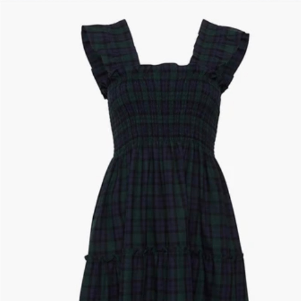 ISO Hill House black watch plaid Ellie nap dress